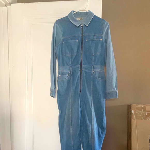 Madewell X Isko Denim Jumpsuit Sz6 Nwot 